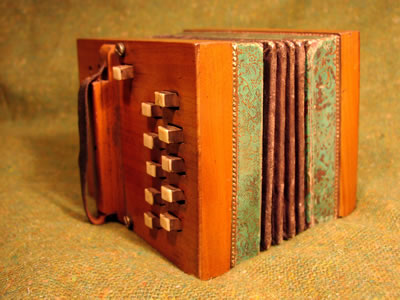 German 20-key concertina, circa 1855 by Pirner