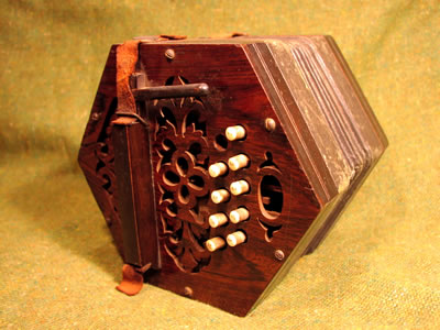 German made concertina, 1850’s