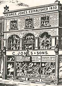 George Jones shop and factory in Commercial Road